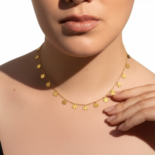 Beautiful flower chain best for layering  - Necklaces - View 1