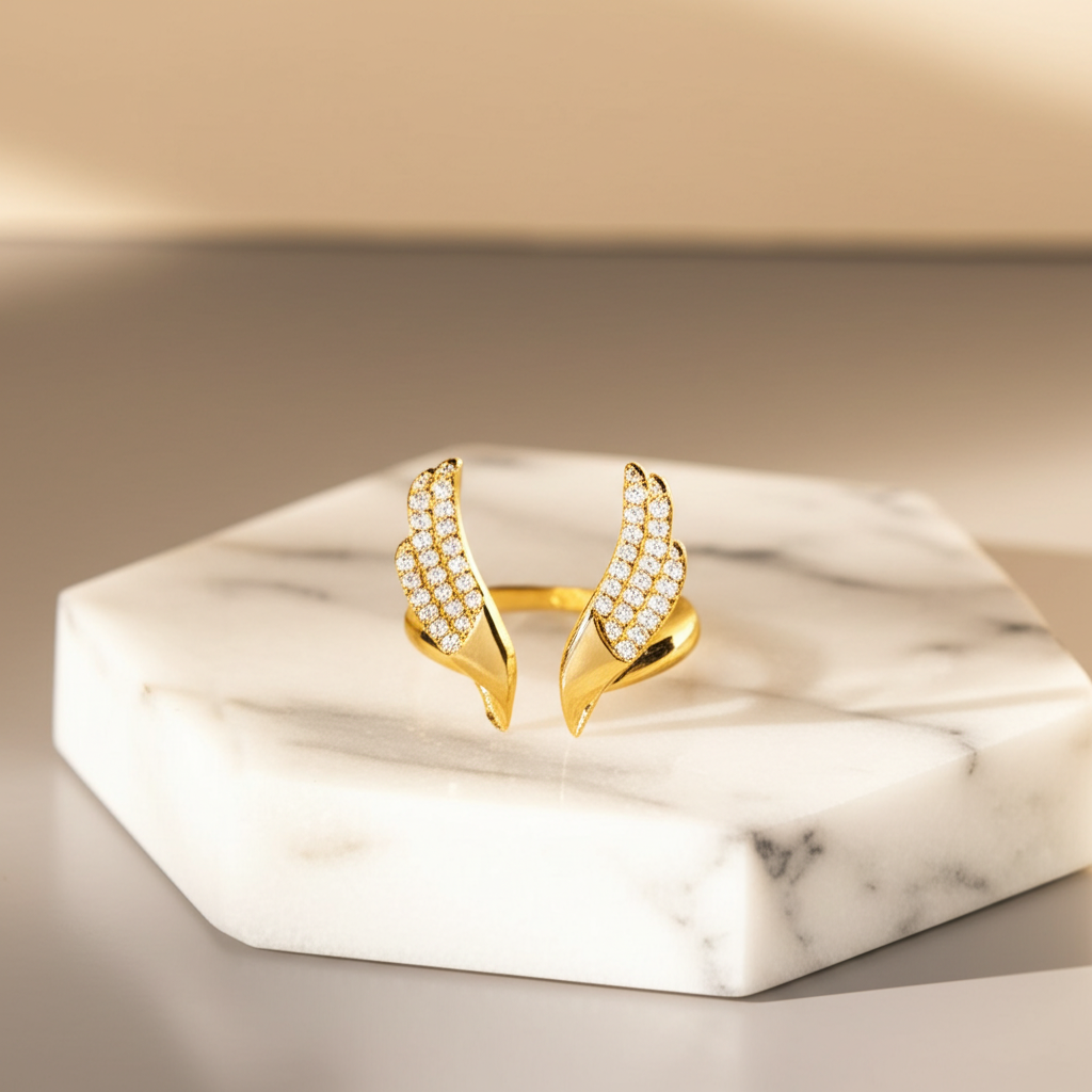Angel wings ring - Rings - View 1