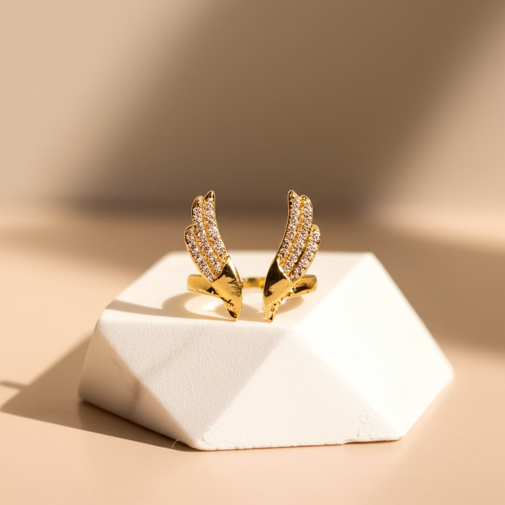 Angel wings ring - Rings - View 3
