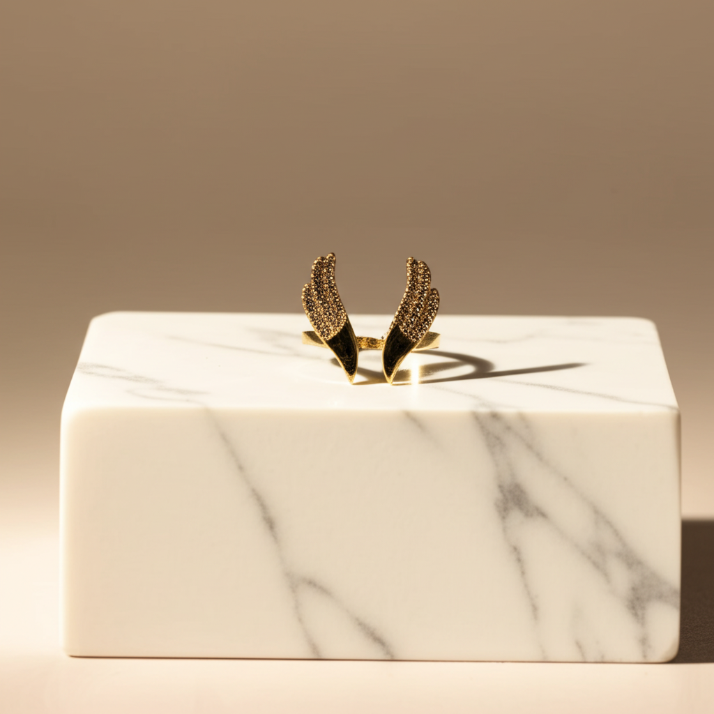 Angel wings ring - Rings - View 5