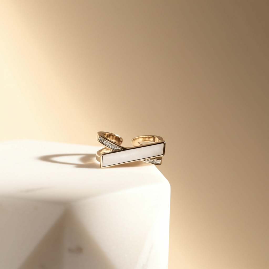 Rose gold twilight crossroads  - Rings - View 3
