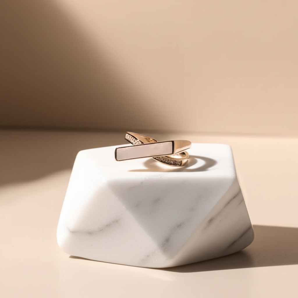 Rose gold twilight crossroads  - Rings - View 5